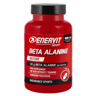 Enervit Sport Beta Alanine Before, barattolo 100 cpr - Precursone carnosina per allenamenti intensi