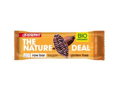 ENERVIT THE NATURE DEAL Gusto Cocoa Vibes  30g - Raw Bar datteri, mandorle e cacao - Vegan Gluten Free