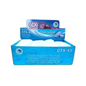 CTX-43 FLOCCULANT DELUXE 1 KG Cristal Water - Set di 8 Flocculanti in Cartucce da 125 Grammi