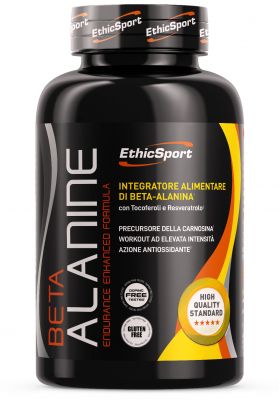 Ethicsport Beta ALANINA - Endurance Enhanced Formula 90 cpr da 1500 mg - Azione Antiossidante e Basificante Potenziata