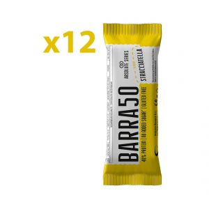 Absolute Series Daily Life Box 12 Barrette proteiche BARRA50 Stracciatella 12x50 gr - 40% di Proteine - Gluten Free 