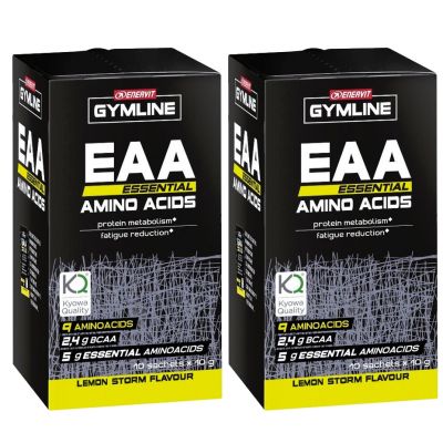 Enervit Gymline Muscle Eaa Essential Amino Acids Kyowa Quality 200 grammi Lemon Storm - Aminoacidi Essenziali