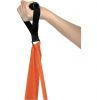 Toorx Coppia di maniglie nere per fasce elastiche - Impugnature soft touch con gancio e cuciture rinforzate