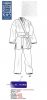 GIMER JUDO-GI SCUOLA Junior Completo Bianco per Arti Marziali Unisex con Cintura inclusa - Taglia 0, Altezza 130 cm