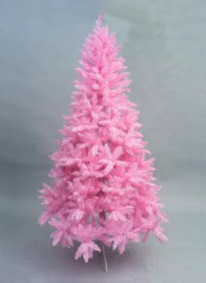 Albero Natale Pino Monte Rosa 150 cm - 385 Rami - Albero Sintetico Folto Rosa 