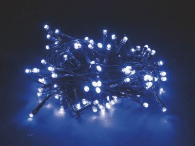 Catena 180 LED BLU Luci di Natale da Interno con 8 Giochi Di Luce - Lunghezza Totale 10,50 metri