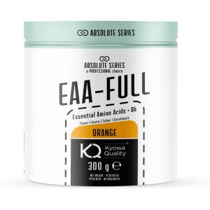 Absolute Series EAA-FULL 300 g Orange - Integratore in polvere di aminoacidi essenziali Kiowa®