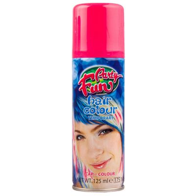 Solchim Lacca Spray 100 ml Colore Rosa Fucsia per Capelli Party Fun Hair Colour Feste Halloween