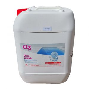 CTX-161 CLORO LIQUIDO 25 KG - Ipoclorito di Sodio per il dosamento automatizzato con pompe dosatrici