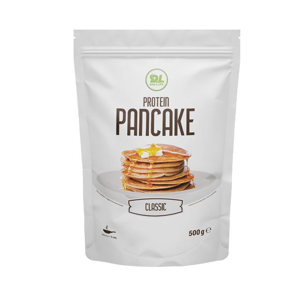 Daily Life Protein Pancake Neutro 500 g - Preparato per pancake a base di  avena e proteine, con edulcorante