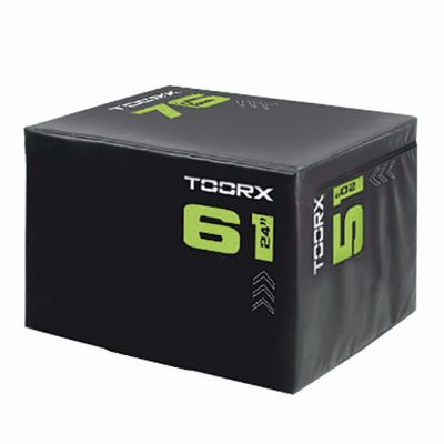 Toorx Soft plyo box 3 in 1, altezza regolabile 76, 61 e 51 cm - Piattaforma light per allenamenti pliometrici e crossfit