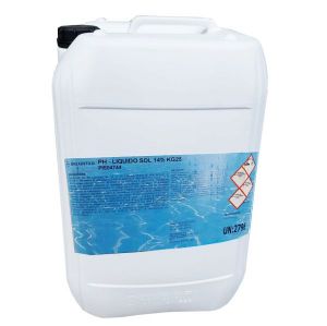 Brenntag PH- Liquido Tanica 25 kg/lt - Prodotto acido per la riduzione del ph in piscina, per pompe dosatrici