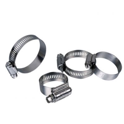 Confezione con 4 Fascette Metalliche Stringitubo per tubi da 30 a 50 mm
