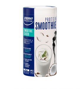 Enervit Protein Smoothie 520 g Gusto Cocco - Bevanda istantanea a base fibra di grano e proteine del latte