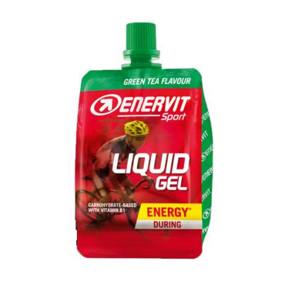 Enervit Sport Liquid Gel Cheerpack 60 ml, gusto Green Tea - Energetico a base di carboidrati - Scadenza 17/05/2024