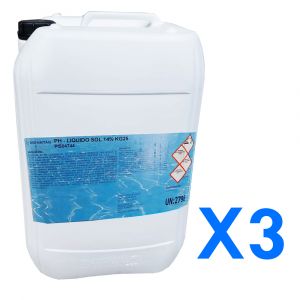 Brenntag PH- Liquido Kit Risparmio 75 kg/lt - Prodotto acido ridurre il ph in piscina, per pompe dosatrici