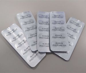 Lovibond ALKA-M-PHOTOMETER, confezione 50 compresse reagenti per l'analisi dell'alcalinità totale (TAC) dell'acqua