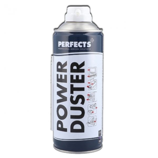 POWER DUSTER PERFECTS 400 ML, con cannuccia - Aria Compressa Spray