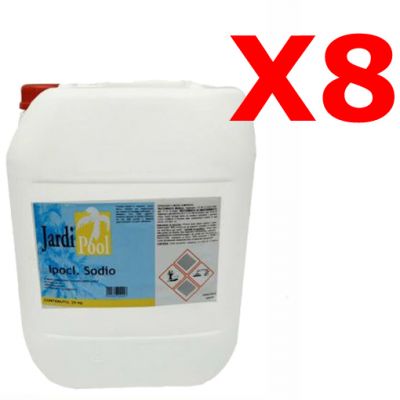IPOCLORITO DI SODIO KIT 200 KG - Cloro Liquido 14-15% per pompe dosatrici - SPEDIZIONE GRATUITA