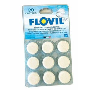 CRISTALIS FLOVIL Blister 9 Pastiglie - Flocculante schiarente ultra concentrato effetto immediato