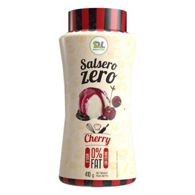Daily Life Salsero Zero Cherry 410 gr - Salsa alle ciliegie con zero calorie e senza lattosio - scadenza 21/10/2022