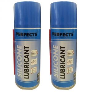 Kit 2 Bombolette di Lubrificante Silicone Professionale Perfects da 200 ml - Lubrifica e Protegge dalla corrosione