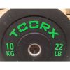 TOORX Set Dischi Bumper Crumb 150 kg