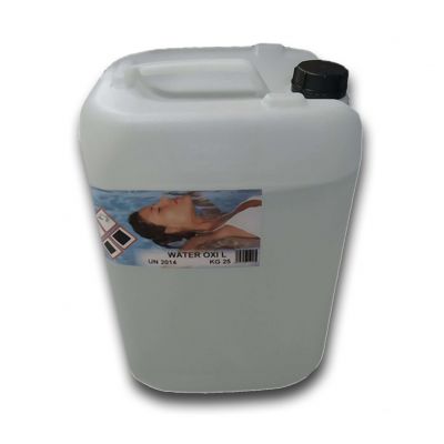 WATER OXI LIQUIDO Tanica da 25 kg Ossigeno Attivo ad Uso Professionale 