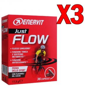 Enervit Sport Just Flow - 3 Confezioni da 36 Capsule