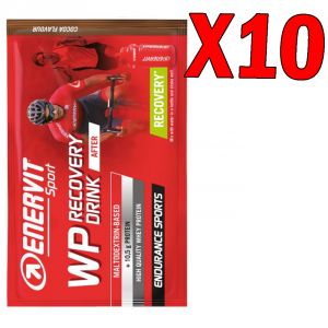 Enervit Sport WP Recovery Drink After - Confezione 10 Buste da 50 grammi gusto Cacao