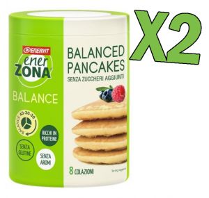 Enerzona Balanced PanCakes Preparato per Pan Cakes - Kit Risparmio con 2 Barattoli da 320 Grammi