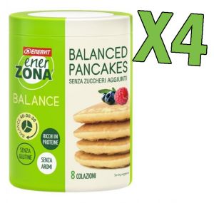 Kit Maxi Risparmio con 4 Barattoli di Enerzona Balanced Pancakes da 320 grammi