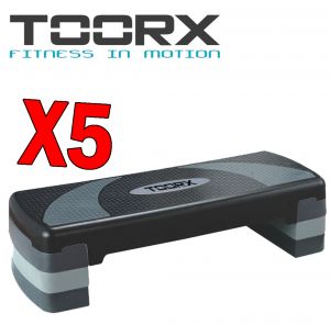 Kit Maxi Risparmio con 5 Step Active regolabili su tre posizioni 10-15-20 cm - Dimensioni pedana 78x28 cm