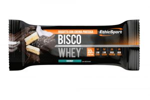 EthicSport Bisco Whey Coconut 40 g - Barretta proteica 37%