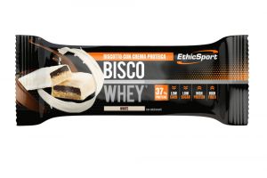 EthicSport Bisco Whey White 40 g - Barretta proteica 37%