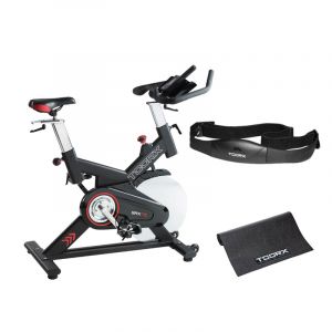 Toorx Srx-75 - Gym Bike  Volano 22 kg , ricevitore wireless + Fascia Cardio + Tappetino insonorizzante