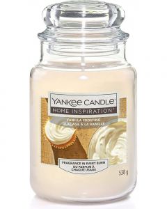 Yankee Candle Original Vanilla Frosting 340 g - Candele Profumate In Giara Di Vetro Fragranze Primeva/Estate