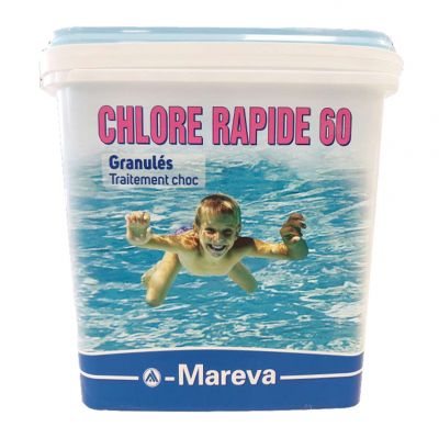 MAREVA CHLORE RAPIDE 60 - Cloro Granulare in secchio da 5 kg