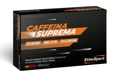 EthicSport Caffeina Suprema 30 cpr filmate da 1144 mg - Caffeina a cessione differenziata con EnXtra e Taurina