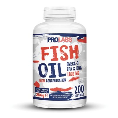 FISH OIL 200 SOFTGEL - Integratore alimentare di acidi grassi omega 3 EPA e DHA