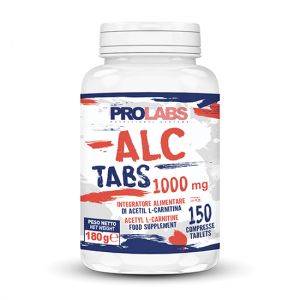 ALC TABS 150 COMPRESSE - Integratore alimentare in compresse da 1 g di Acetil L-Carnitina