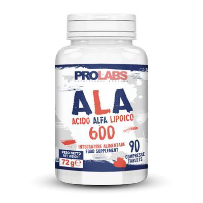 ALA 600 FLACONE 90 COMPRESSE - Integratore alimentare di Acido Alfa Lipoico ad alto dosaggio