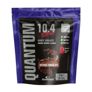 Anderson Quantum 10.4 revolt busta 2kg Intense Chocolate - Integratore di proteine del siero del latte Volactive isolate
