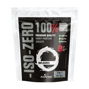 Anderson ISO ZERO 100% busta 2kg - Proteine del siero del latte isolate isolate con il metodo microfiltrazione 