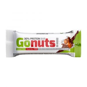 Daily Life Gonuts! Protein Bar Double milk chocolate and hazelnuts 45 g - Barretta proteica(30%), Sugar free