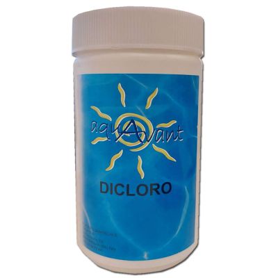 Dicloro Granulare 55-56% Aqua Sphere Barattolo 1 kg - Cloro Shock ad azione igienizzante per piscina