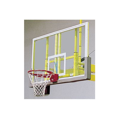 Schiavi Sport Coppia Tabelloni Basket in Plexiglass Trasparente, mis cm 180x120x4,5