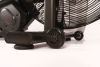 Toorx BRX-Air Cross - Cyclette Professional ad aria, 7 pale radianti + Fascia cardio +Tappetino insonorizzante 120x80cm 