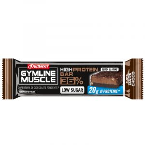 Enervit Gymline High Protein Bar 36% Dark Choco - Barretta proteica 55g cioccolato fondente - scadenza 04/05/2023