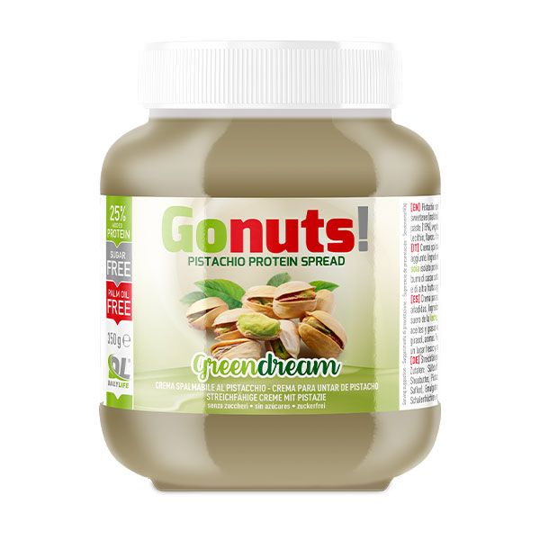 Anderson Daily life Gonuts! GreenDream al Pistacchio 350 g - Crema spalmabile al pistacchio - scadenza 31/05/2023